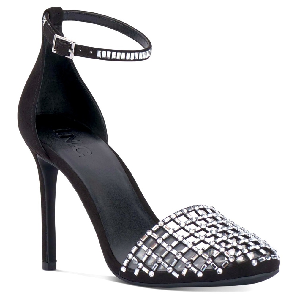 JASPEN RHINESTONE EMBELLISHED HEELS